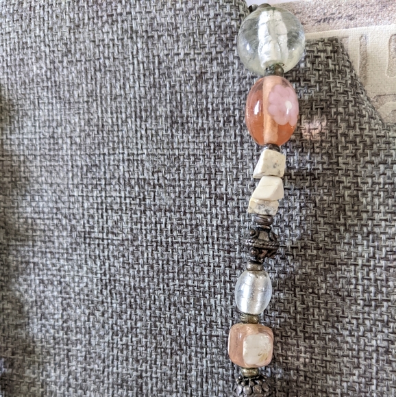 Chico's Boho Glass Beaded Necklace - Picture 5 of 9